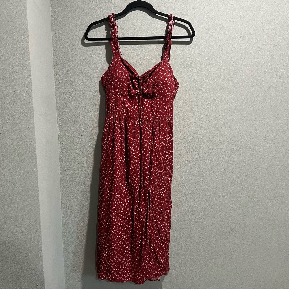 Red Floral Sundress